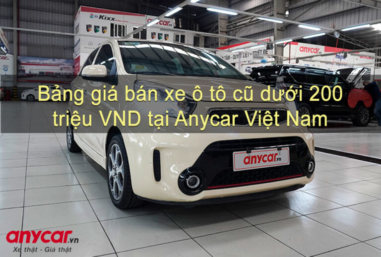 Nền tảng định giá xe đã qua sử dụng